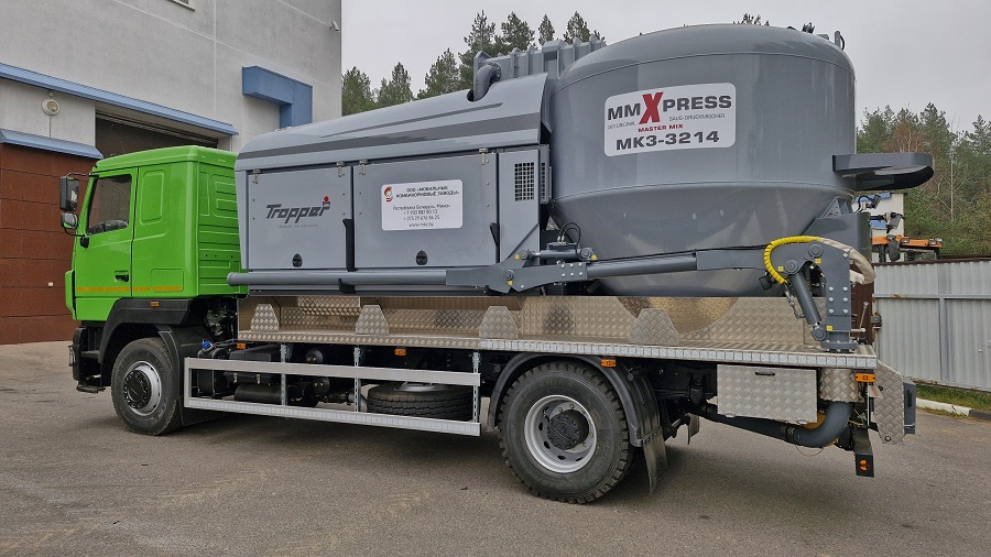 Мобильный комбикормовый завод МКЗ-3214