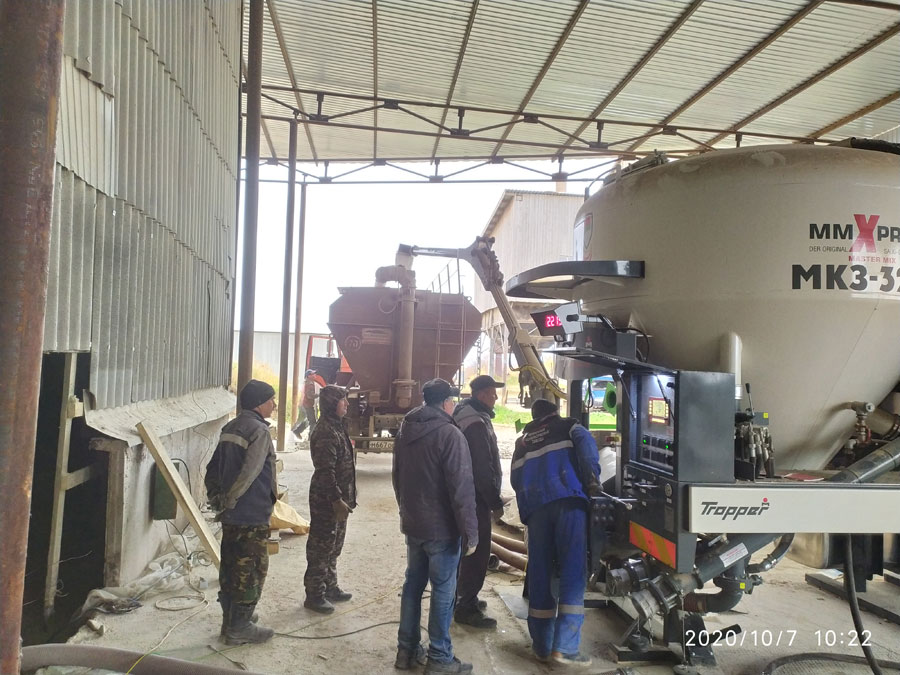 Мобильный комбикормовый завод в Удмуртии