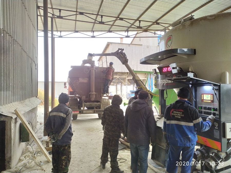 Мобильный комбикормовый завод в Удмуртии