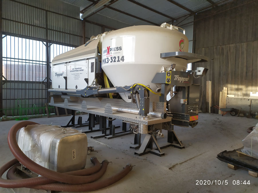 Мобильный комбикормовый завод в Удмуртии